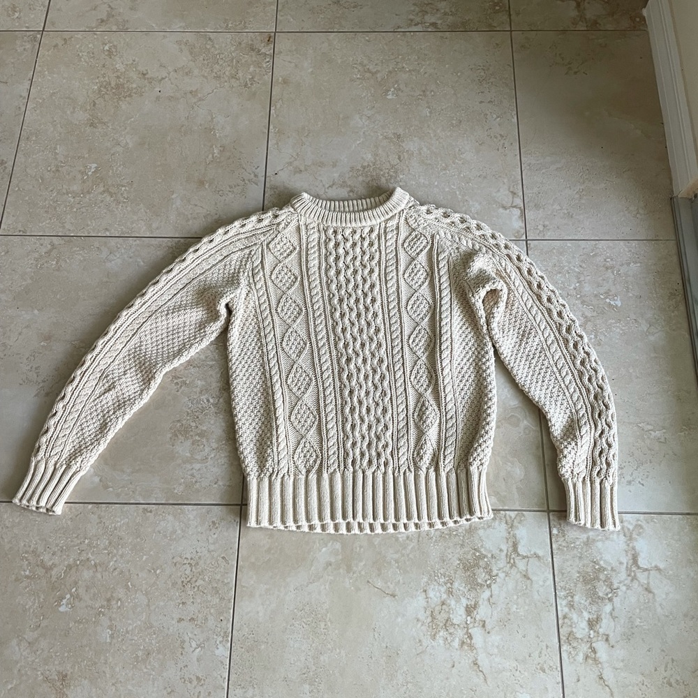 LL Bean Signature Cotton Fisherman Sweater. Men’s/unisex